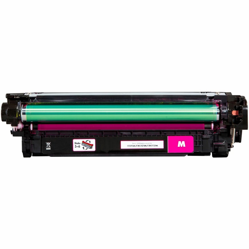 Static Control Remanufactured Laser Toner Cartridge - Alternative for HP, Canon CRG-723, CRG-323, GPR-29, 504A (2642B002, 2642B003, 2642B004, CE253A) - Magenta Pack - Thumbnail 1