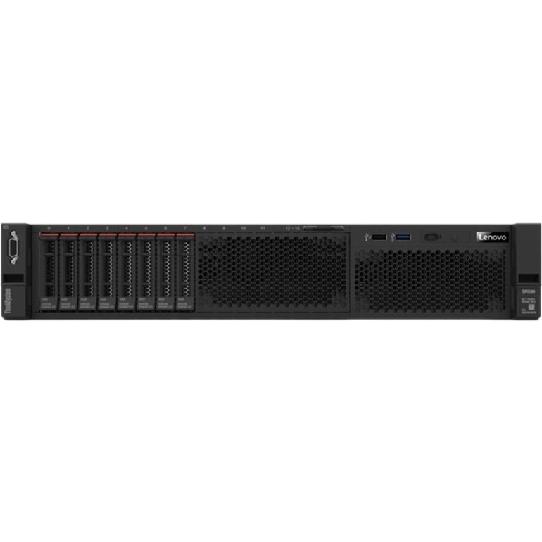 Lenovo ThinkSystem SR590 7X99A086NA 2U Rack Server - Xeon Silver 4208 2.10 GHz - 16 GB RAM - 12Gb/s SAS, Serial ATA/600 Controller - Thumbnail 2