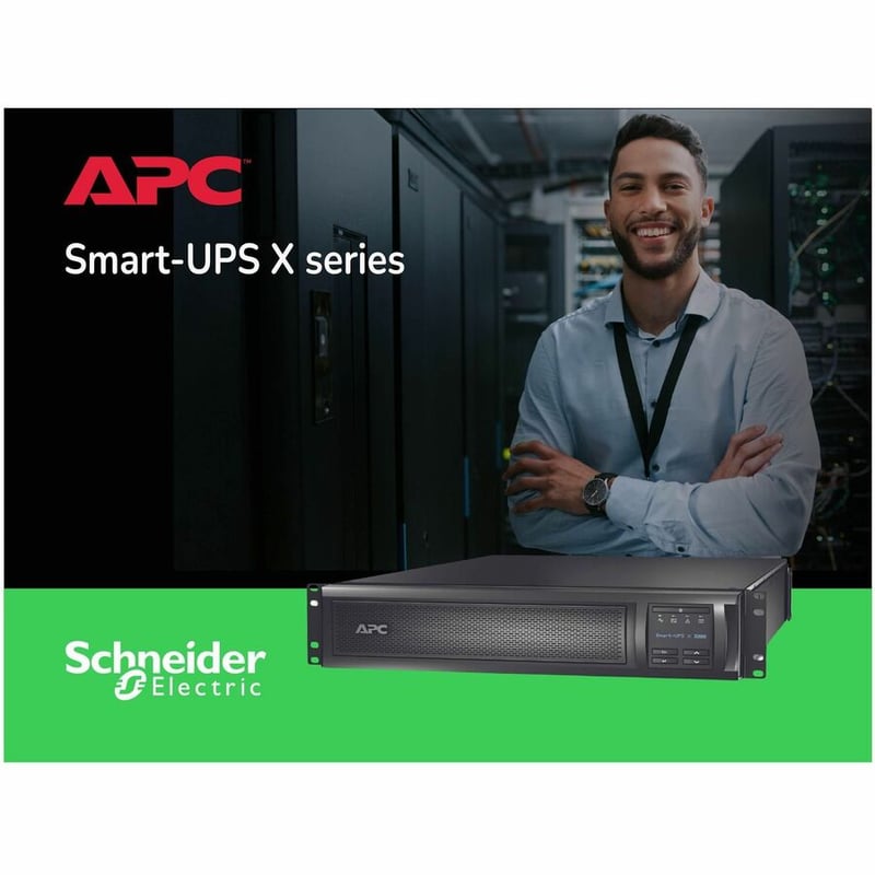 APC by Schneider Electric Smart-UPS X SMX3000RMLV2U 3000 VA Rack-mountable UPS