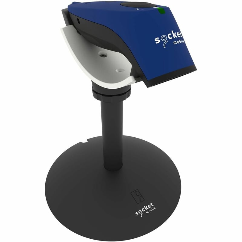 Socket Mobile SocketScan S720, Linear Barcode Plus QR Code Reader, Blue & White Dock - Thumbnail 5