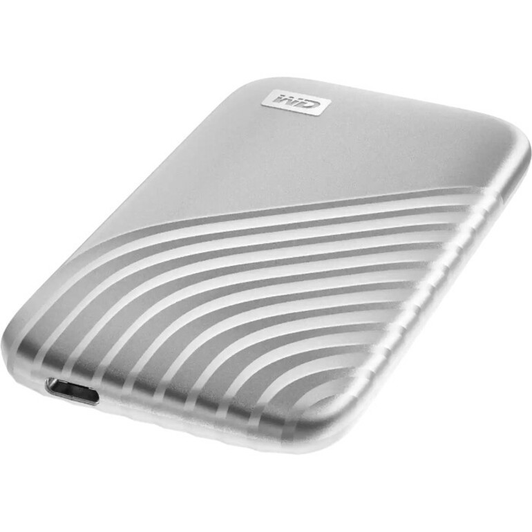 WD My Passport WDBAGF0010BSL-WESN 1 TB Portable Solid State Drive - External - Silver - Thumbnail 4