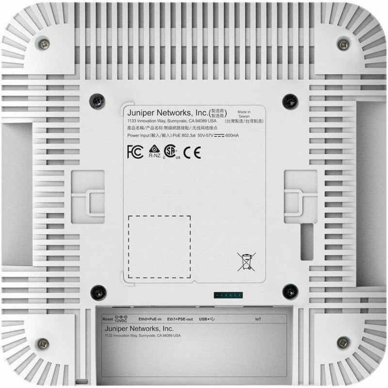 Juniper AP43E Dual Band Wi-Fi 6 IEEE 802.11 a/b/g/n/ac/ax 3.50 Gbit/s Wireless Access Point - Indoor - Thumbnail 2