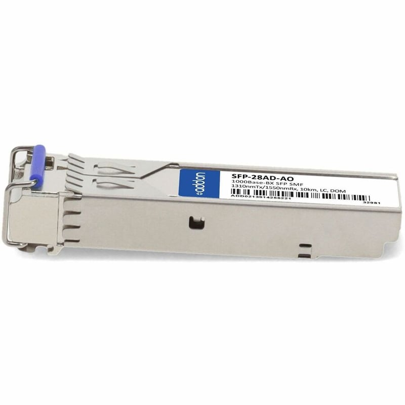 AddOn Rad® SFP-28AD Compatible TAA 1000Base-BX SFP Transceiver (SMF, 1310nmTx/1550nmRx, 10km, LC, DOM) - Thumbnail 2