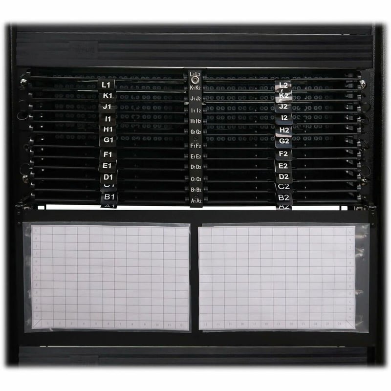 HIGH-DENSITY PANEL FIBER SPLICE ENCLOSURE 24 SPLICING CASSETTES 4U - Thumbnail 3