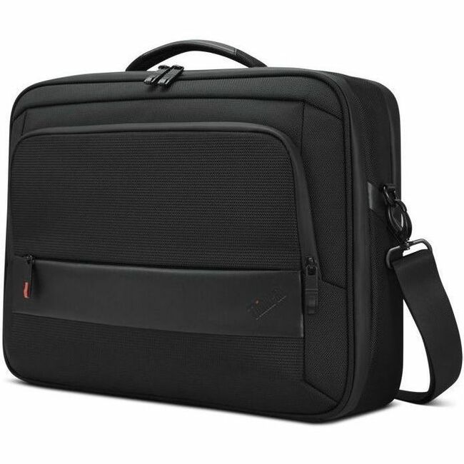 Lenovo Carrying Case (Briefcase) for 16" Lenovo Notebook, Accessories, Workstation, Chromebook - Black - Thumbnail 1