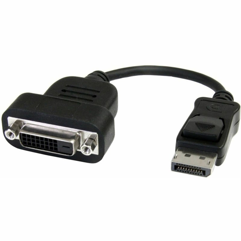 StarTech.com DisplayPort to DVI Adapter, Active DisplayPort to DVI-D Adapter Converter 1080p, DP 1.2 to DVI Adapter, Latching DP Connector - Thumbnail 1