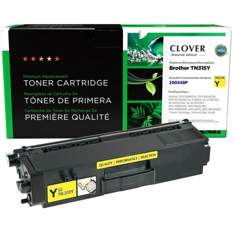 Clover Imaging Remanufactured High Yield Yellow Toner Cartridge for Brother TN315 - Thumbnail 1