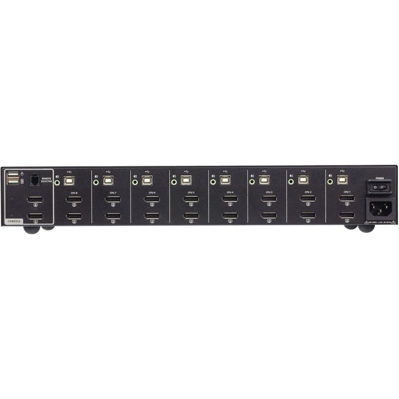 ATEN 8-Port USB DisplayPort Dual Display Secure KVM Switch (PSD PP v4.0 Compliant) - Thumbnail 2
