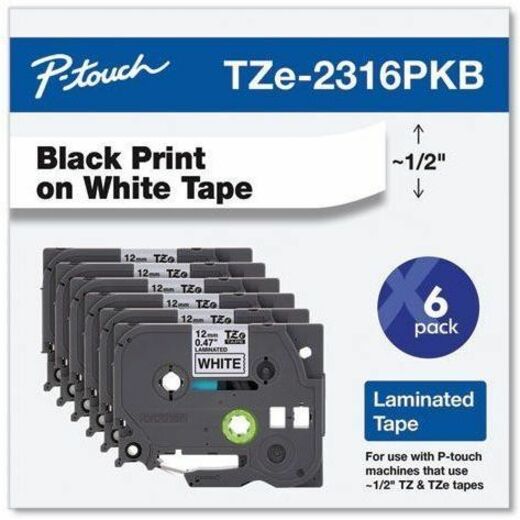 Brother P-touch TZe Label Tape - Thumbnail 4