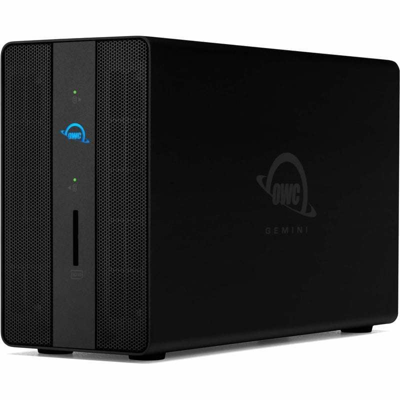 OWC GEMINI 4TB THUNDERBOLT 40GB/S DOCK AND DUAL-DRIVE SSD RAID STORAGE SOLUTION - Thumbnail 1