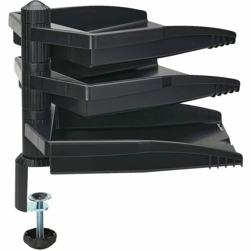 Tripp Lite by Eaton 3-Tray Document Holder with Desktop Clamp Swivel - TAA - Thumbnail 3