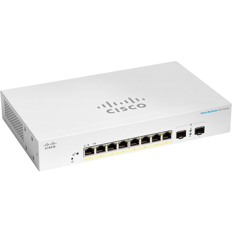 Cisco Business CBS220-8P-E-2G Ethernet Switch - Thumbnail 3