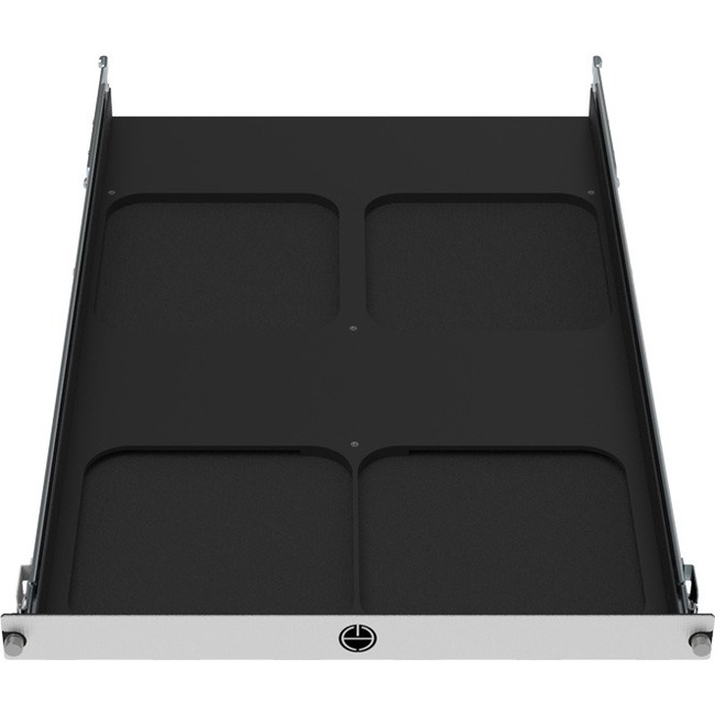 Rack Solutions 1U Mini Rack Tool-less Dry Sliding Shelf for Four Apple Mac Mini - Thumbnail 1