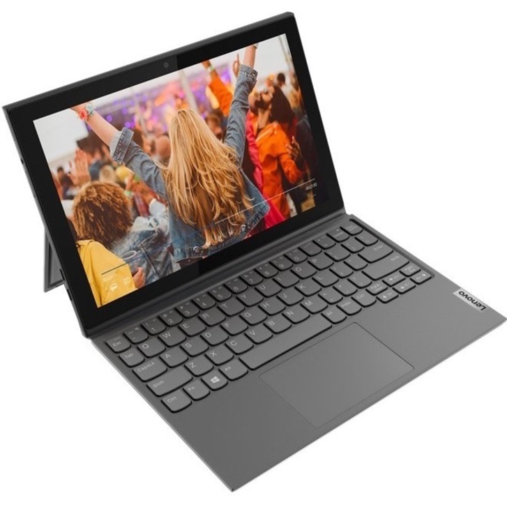 Lenovo IdeaPad Duet 3 10IGL5 82AT00F0US 10.3" Touchscreen Detachable 2 in 1 Notebook - WUXGA - Intel Celeron N4020 - 4 GB - 64 GB Flash Memory - English Keyboard - Graphite Gray - Thumbnail 4