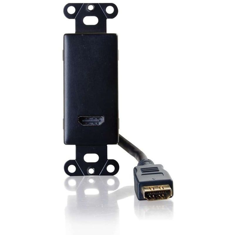 HDMI DECORA PASSTHROUGH WP BLACK - Thumbnail 4