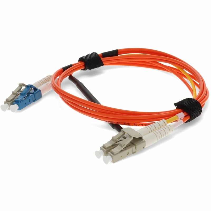 AddOn 3m LC (Male) to LC (Male) Orange OM1 & OS1 Duplex Fiber Mode Conditioning Cable - Thumbnail 1