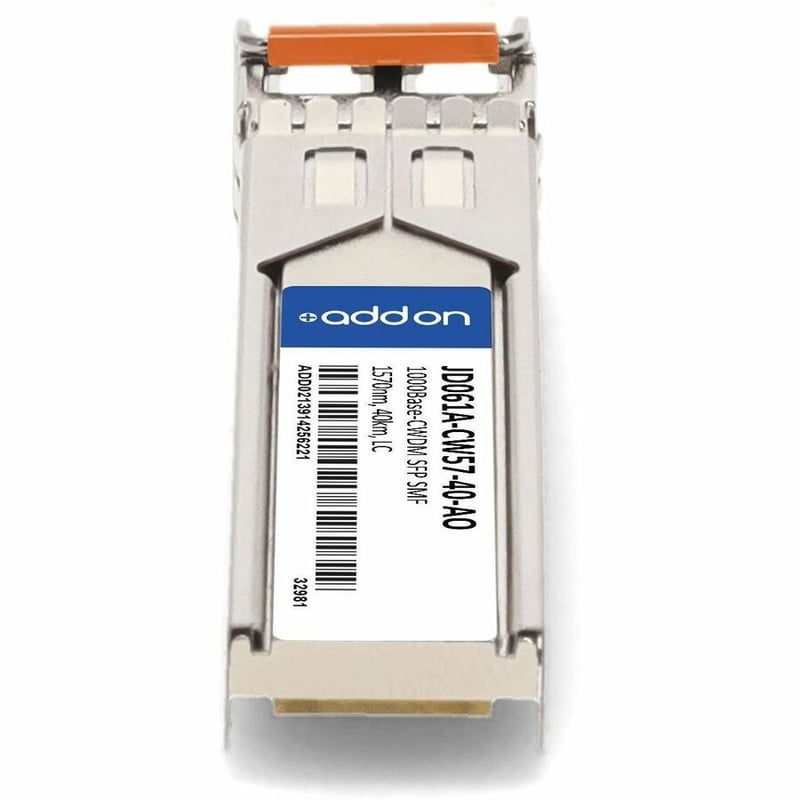 AddOn HP® JD061A-CW57-40 Compatible TAA 1000Base-CWDM SFP Transceiver (SMF, 1570nm, 40km, LC, DOM) - Thumbnail 4