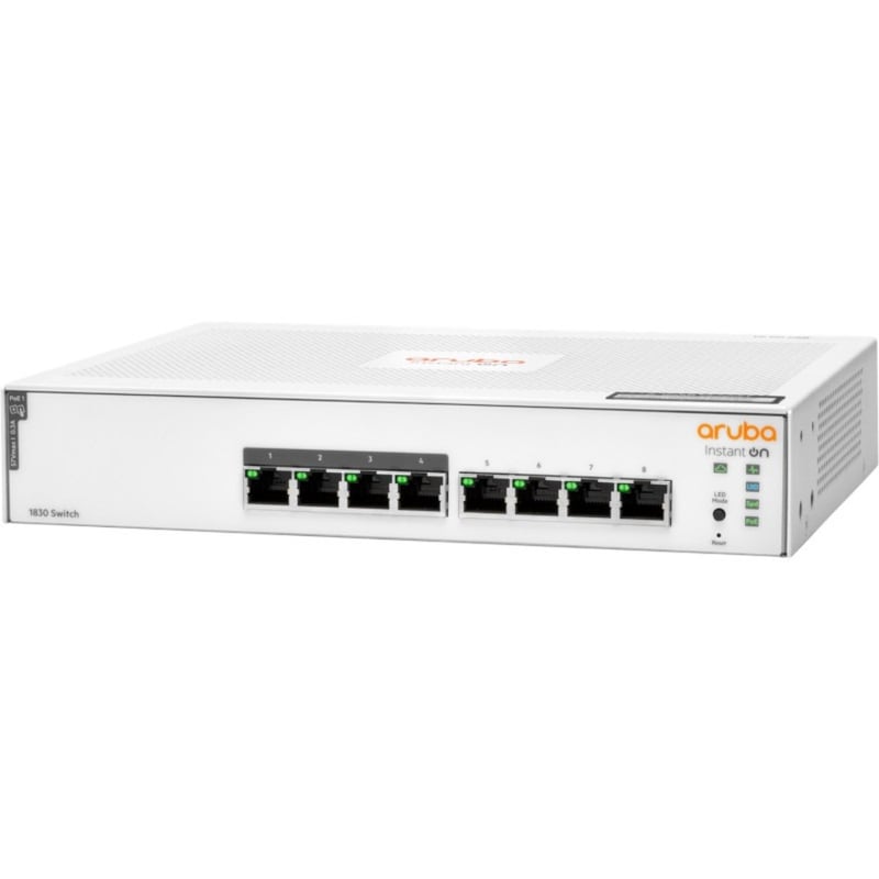Aruba Instant On 1830 8G 4p Class4 PoE 65W Switch - Thumbnail 2