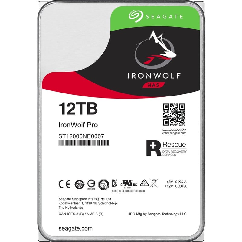 SEAGATE IRONWOLF PRO 12 TB NAS INTERNAL HDD HDD 3.5 INCH SATA 6 - Thumbnail 5