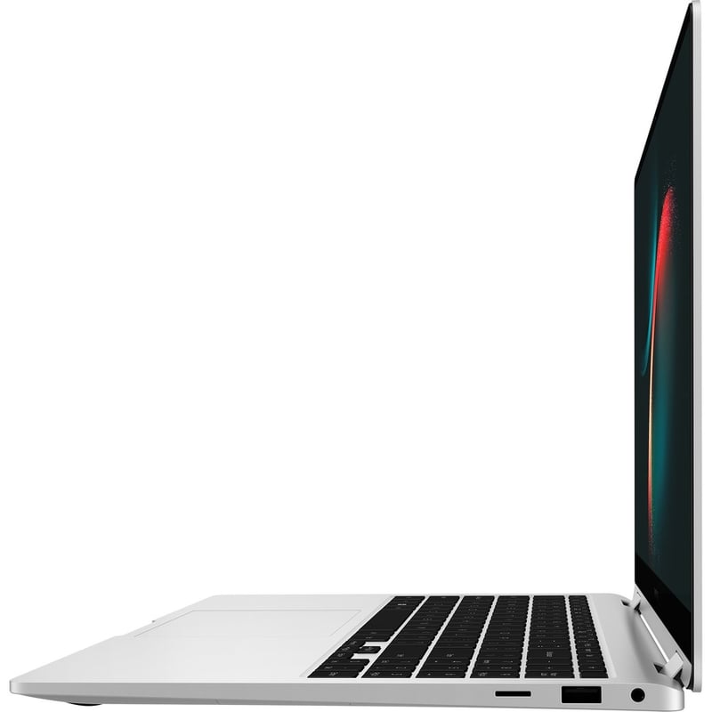 Samsung Galaxy Book3 360 NP754QFG-KB1US 15.6" Touchscreen Convertible 2 in 1 Notebook - Full HD - 60 Hz - Intel Core i7 13th Gen i7-1360P - Intel Evo Platform - 16 GB - 512 GB SSD - Silver - Thumbnail 4
