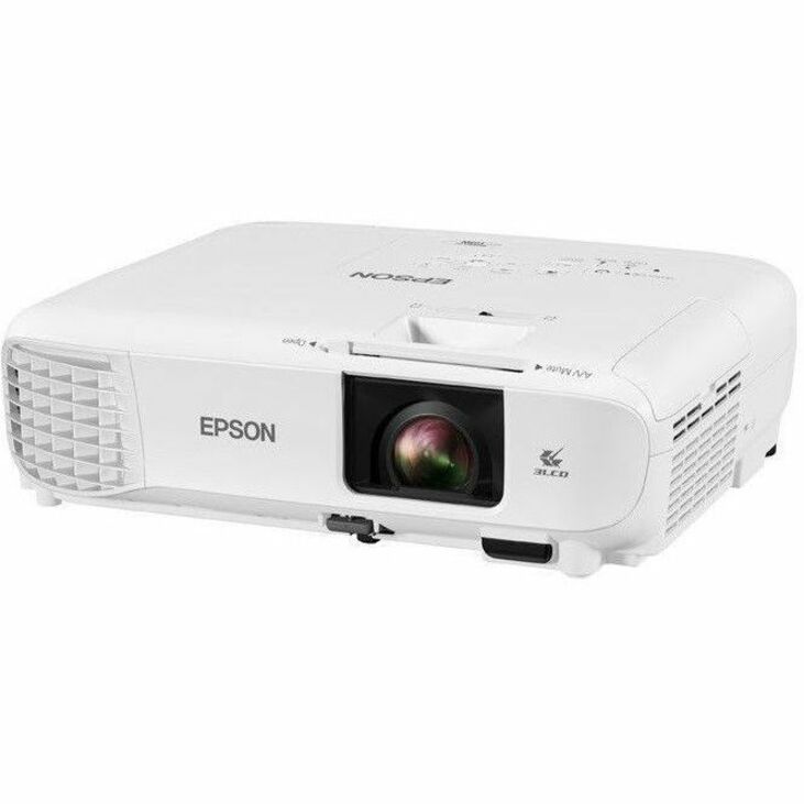 Epson PowerLite 119W 3LCD Projector - 16:10 - Ceiling Mountable, Portable - Refurbished - Thumbnail 3