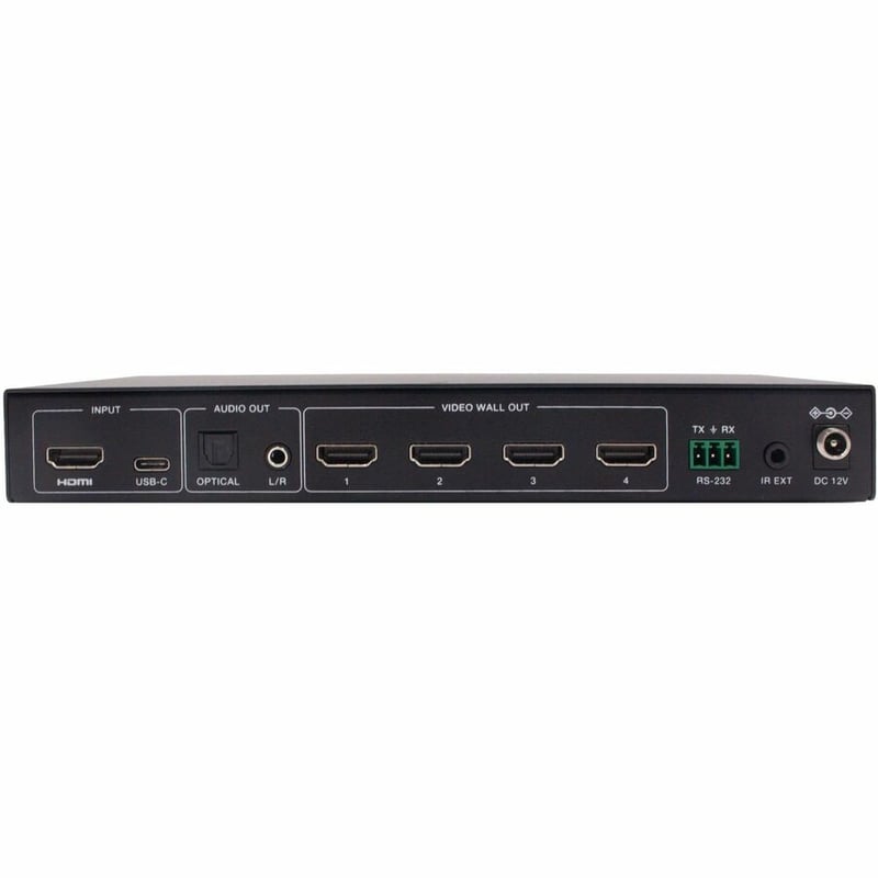 1X4 VIDEO WALL CONTROLLER 4K60HZ 1 HDMI/USB-C HDR 4:4:4 - Thumbnail 3