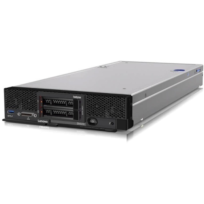 Lenovo ThinkSystem SN550 7X16A07BNA Blade Server - 1 x Intel Xeon Silver 4208 2.10 GHz - 32 GB RAM - Serial ATA/600, Serial Attached SCSI (SAS) Controller - Thumbnail 4