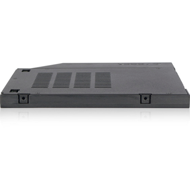 Icy Dock ToughArmor MB411SPO-2B Drive Bay Adapter for 5.25" - Serial ATA/600 Host Interface Internal - Black - Thumbnail 3
