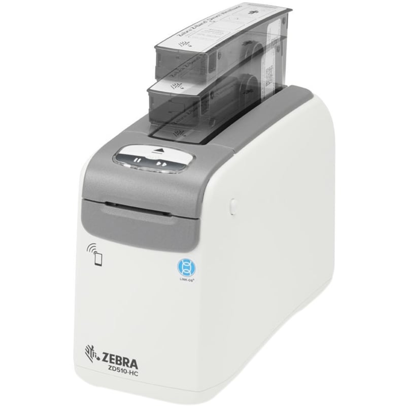 ZEBRA ZD510-HC, DIRECT THERMAL WRISTBAND, ZPL II, XML, 300 DPI, US CORD, USB, US - Thumbnail 5