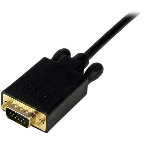 StarTech.com 6ft Mini DisplayPort to VGA Cable, Active Mini DP to VGA Adapter Cable, 1080p, mDP 1.2 to VGA Monitor/Display Converter Cable - Thumbnail 3