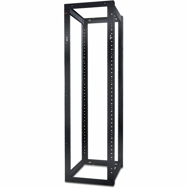 APC by Schneider Electric NetShelter 4 Post Open Frame Rack 44U #12-24 Threaded Holes - Thumbnail 1