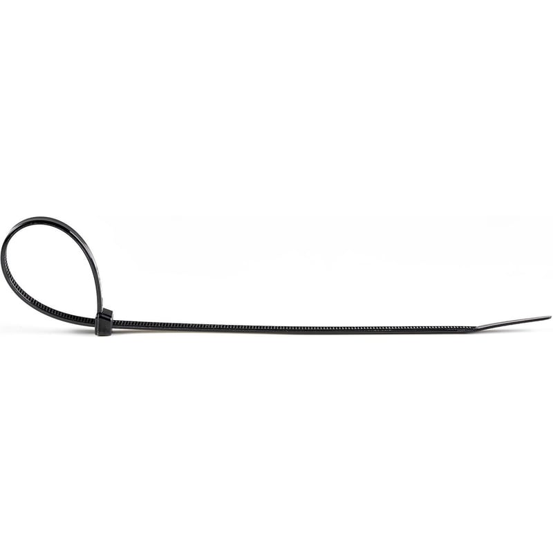 StarTech.com 10"(25cm) Cable Ties, 2-5/8"(68mm) Dia, 50lb(22kg) Tensile Strength, Nylon Self Locking Ties, UL Listed, 100 Pack, Black - Thumbnail 3