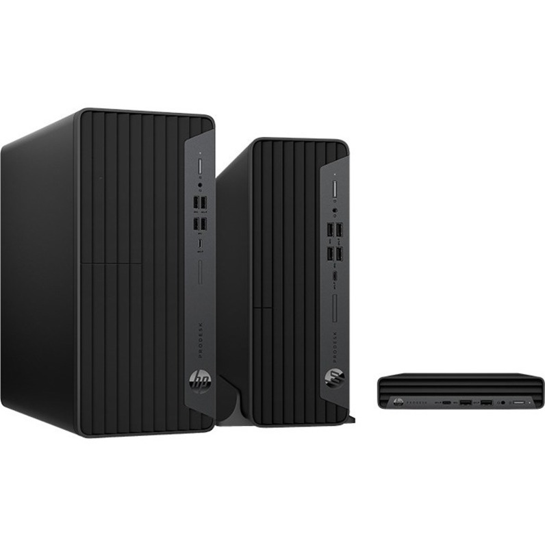 HP Business Desktop ProDesk 600 G6 Desktop Computer - Intel Core i5 10th Gen i5-10500T Hexa-core (6 Core) 2.30 GHz - 16 GB RAM DDR4 SDRAM - 512 GB M.2 PCI Express NVMe SSD - Desktop Mini - Thumbnail 2