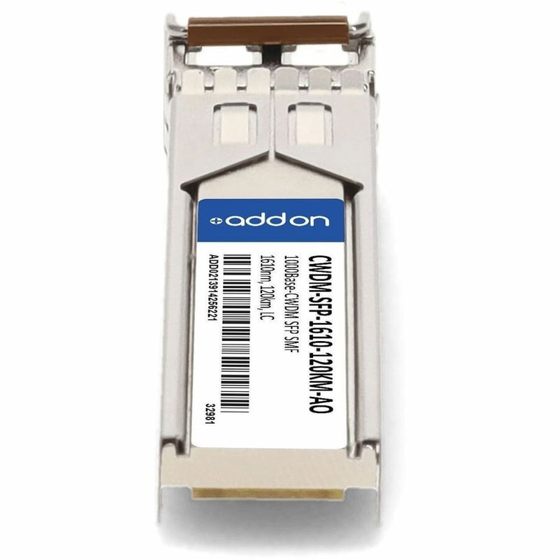 AddOn Cisco® Compatible TAA 1000Base-CWDM SFP Transceiver (SMF, 1610nm, 120km, LC, DOM) - Thumbnail 4