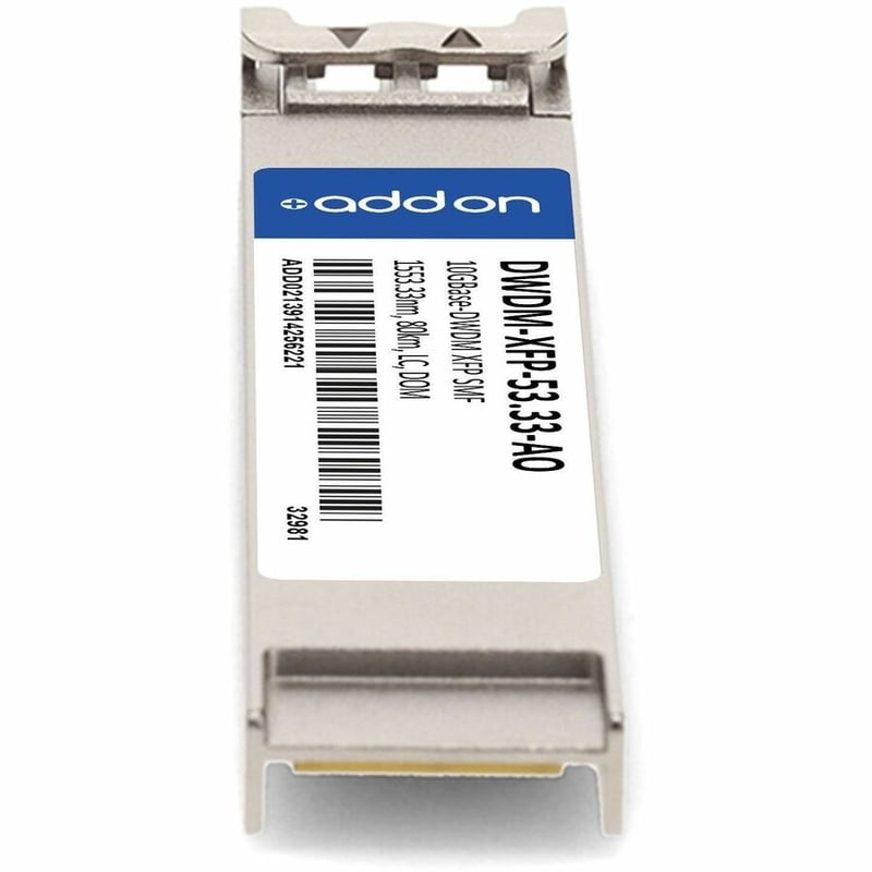 AddOn Cisco® DWDM-XFP-53.33 Compatible TAA 10GBase-DWDM XFP Transceiver 100GHz (SMF, 1553.33nm, 80km, LC, DOM) - Thumbnail 4