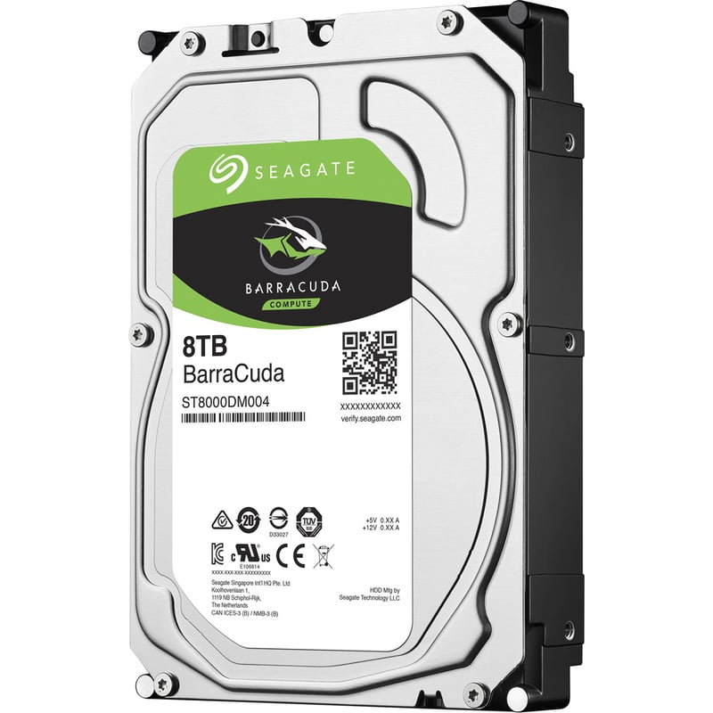 Seagate BarraCuda ST8000DM004 8 TB Hard Drive - 3.5" Internal - SATA (SATA/600) - Thumbnail 3