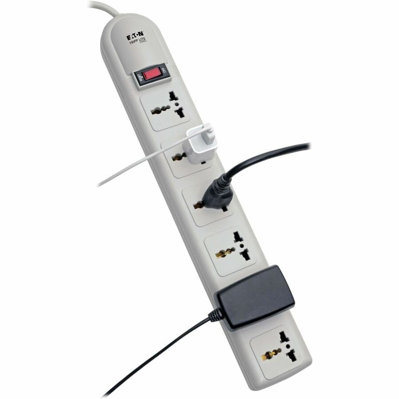 Tripp Lite by Eaton Protect It! 230V 6-Universal Outlet Surge Protector 1.8M Cord German/French Plug 750 Joules - Thumbnail 4