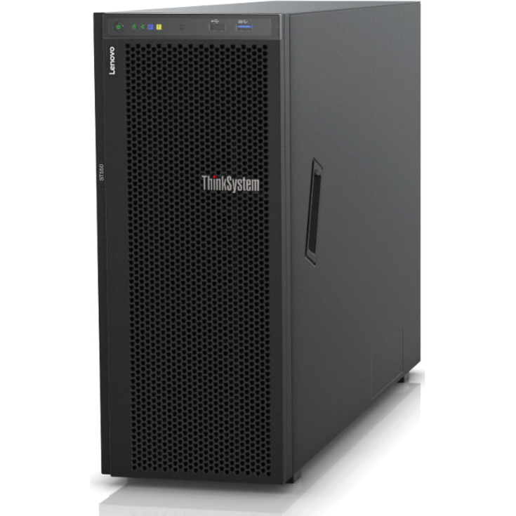 Lenovo ThinkSystem ST550 7X10A028NA 4U Tower Server - 1 Xeon Silver 4110 2.10 GHz - 16 GB RAM - 12Gb/s SAS, Serial ATA Controller