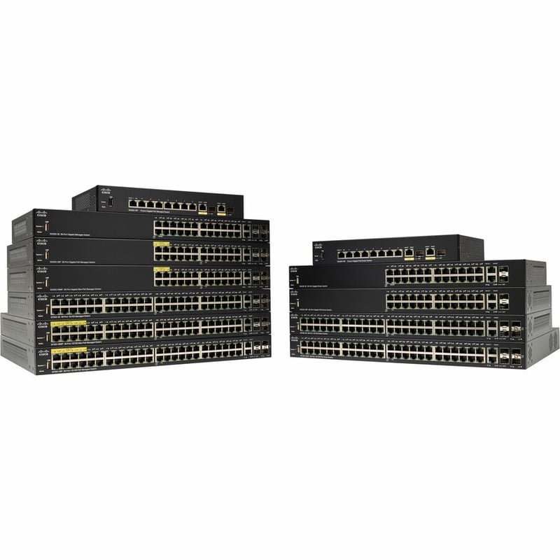 CISCO SF350-48 48-PORT 10/100 MANAGED SWITCH REMANUFACTURED - Thumbnail 4
