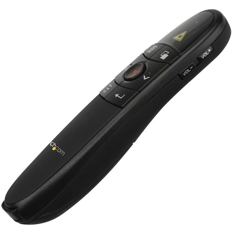 StarTech.com Wireless Presentation Remote with Red Laser Pointer - 90 ft. - PowerPoint Presentation Clicker for Mac & Windows (PRESREMOTE) - Thumbnail 2