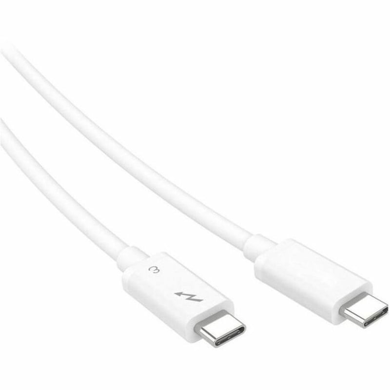 4XEM 20Gbps 3FT/1M Thunderbolt 3 White cable - Thumbnail 5