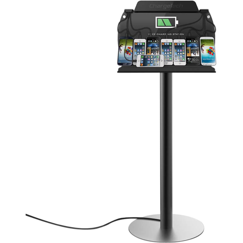 CHARGETECH WALL MOUNT/TABLE TOP CHARGING STATION. INCL. 8 BRAIDED CABLES - 3 APP - Thumbnail 5