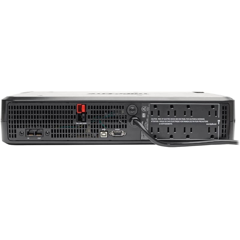 Tripp Lite by Eaton UPS SmartPro LCD 120V 1500VA 900W Line-Interactive UPS AVR Extended Runtime 2U Rack/Tower LCD USB DB9 8 Outlets - Thumbnail 5