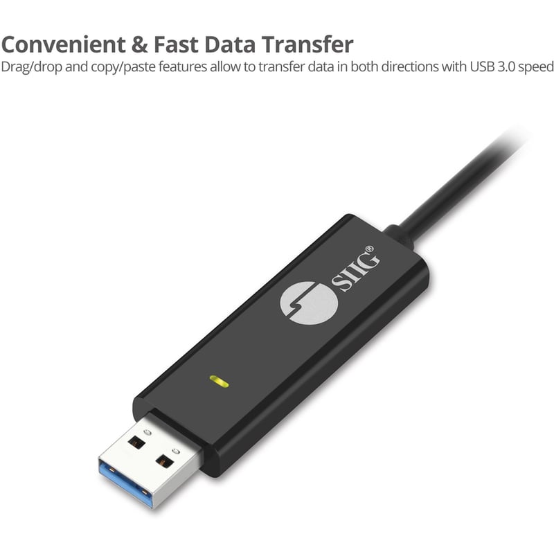 SIIG USB 3.0 A/C Data KM Magic Switch Console Cable - Thumbnail 3