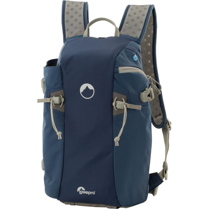 Lowepro Flipside Sport Carrying Case (Backpack) Camera, Accessories, Tripod, Bottle, Lens, Camera Flash, Monopod, Cable, Memory Card - Galaxy Blue, Light Gray - Thumbnail 1