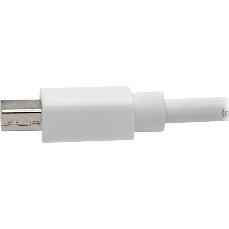 Eaton Tripp Lite Series Keyspan Mini DisplayPort to DisplayPort Adapter Cable (M/F), 4K 60 Hz, DP 1.2, HDCP 2.2, 3 ft. (0.9 m) - Thumbnail 4