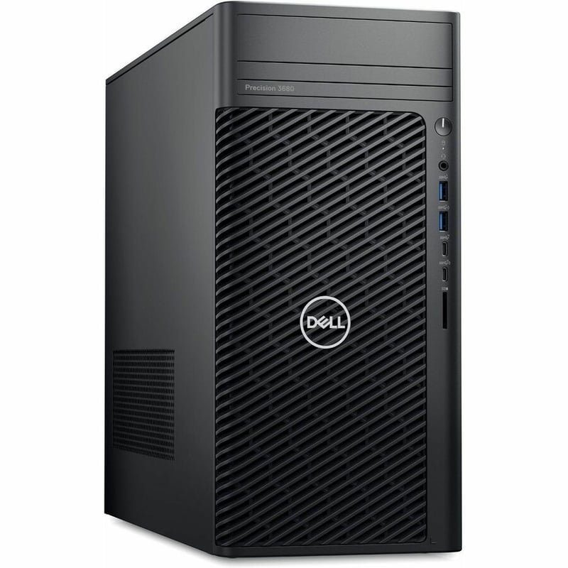 Dell Precision 3000 3680 Workstation - Core i7 14th Gen i7-14700 - vPro Technology - 16 GB - 512 GB SSD - Tower - Black - Thumbnail 2