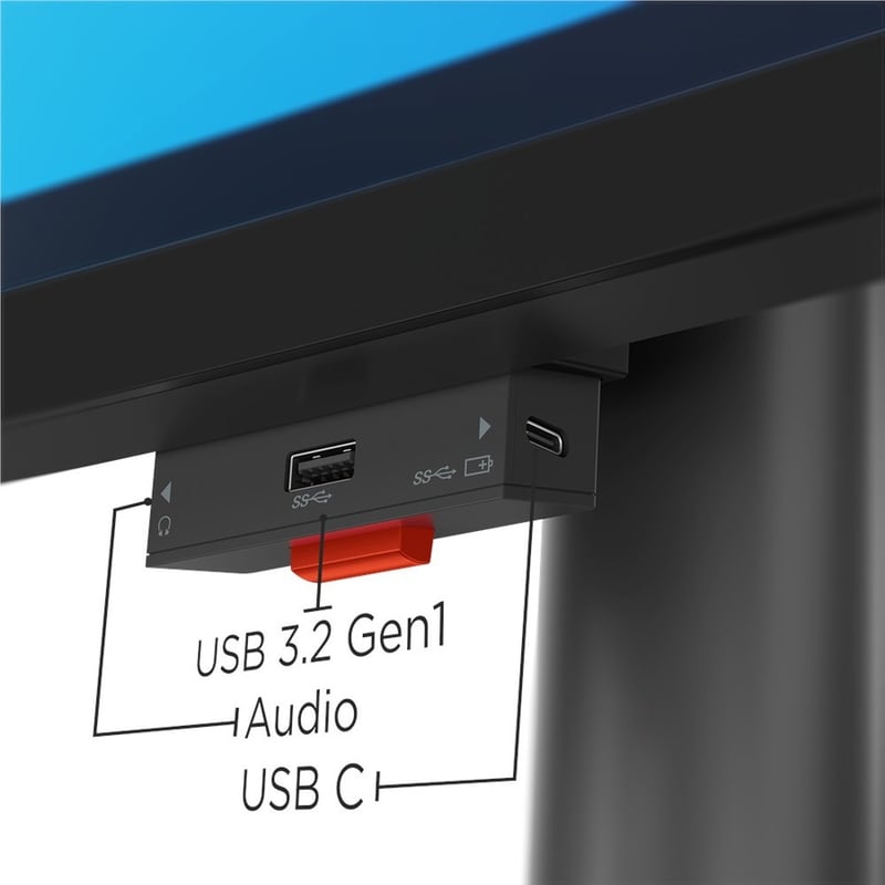 Lenovo ThinkVision P40w-20 40" Class Webcam WUHD Curved Screen LCD Monitor - 21:9 - Raven Black
