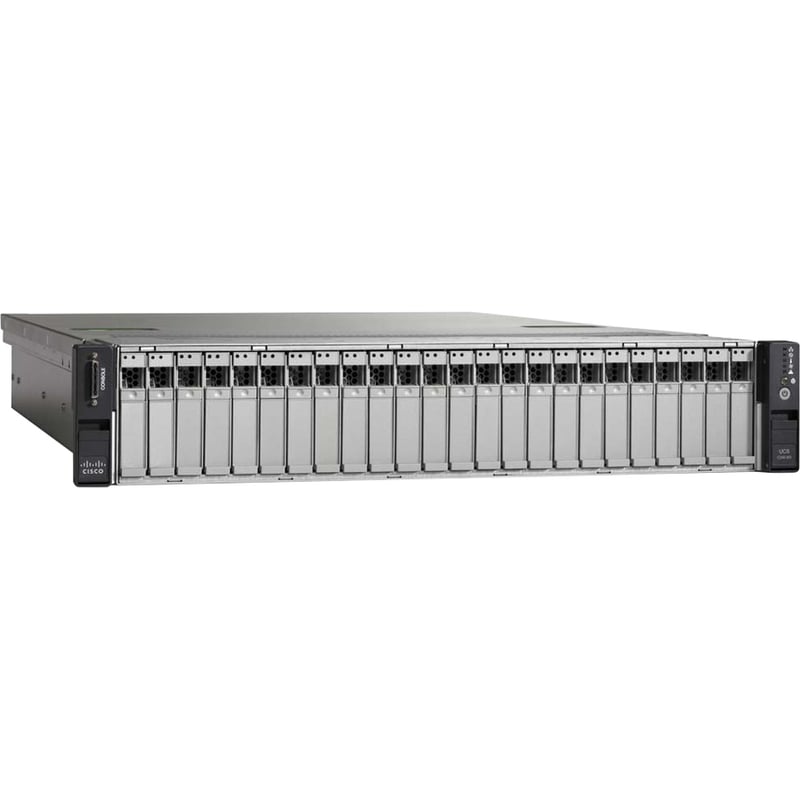 Cisco C240 M3 2U Rack Server - 2 Xeon E5-2680 2.70 GHz - 96 GB RAM - 4.80 TB HDD - (16 x 300GB) HDD Configuration - Serial ATA, Serial Attached SCSI (SAS) Controller - Thumbnail 1