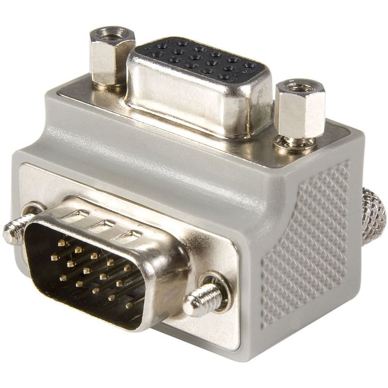 StarTech.com VGA adapter cable - Type 1 - right angle VGA (m) - VGA (f) - Thumbnail 1